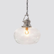 Paddington 1 Light Pendant Small Antique Silver