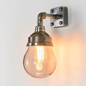 Dover Outdoor Wall Lamp Antique Silver