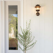 Turner 1 Light Outdoor Wall Lamp Dark Brass
