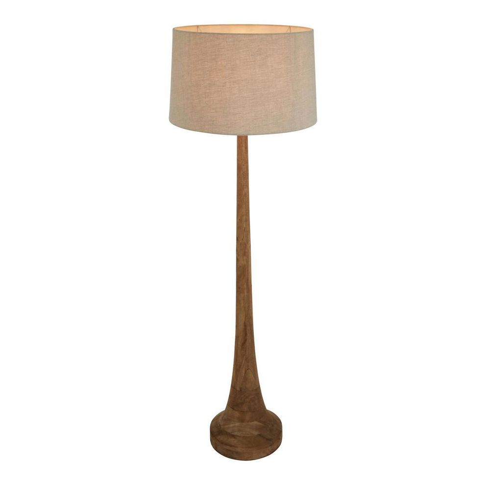 Lancia Large Floor Lamp Dark Natural Base Only