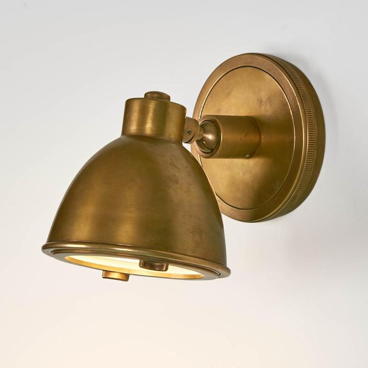 Panama Exterior Wall Light Brass