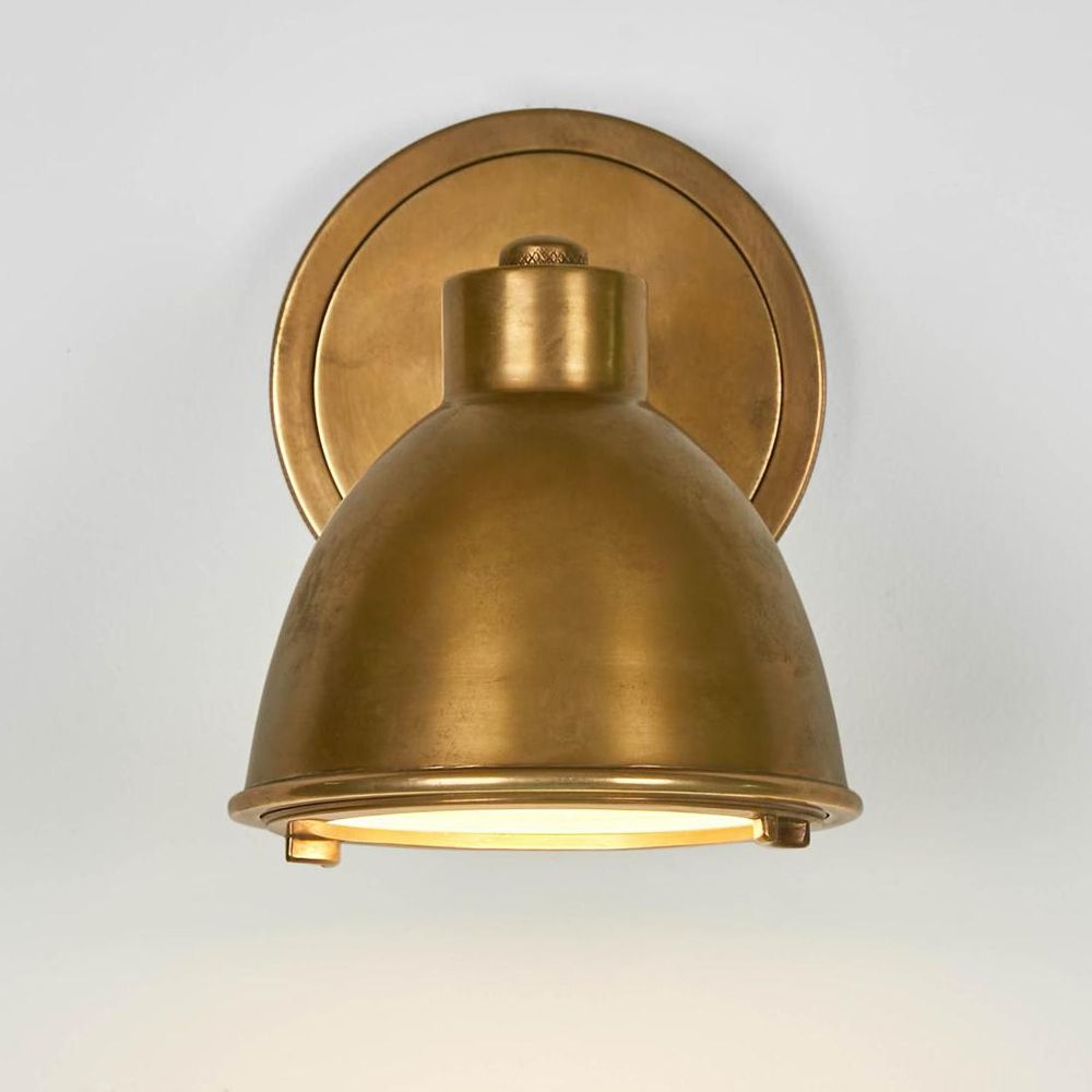 Panama Exterior Wall Light Brass