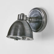 Panama Exterior Wall Light Silver Brass