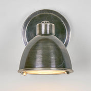 Panama Exterior Wall Light Silver Brass