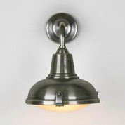 Catalina Exterior Wall Light Antique Silver Brass
