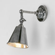 Utopia Wall Sconce Antique Silver Brass