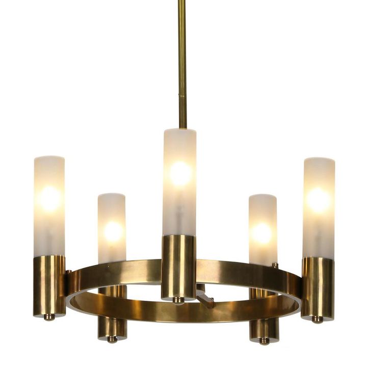Oscar Ceiling Pandant 6 Lights Brass