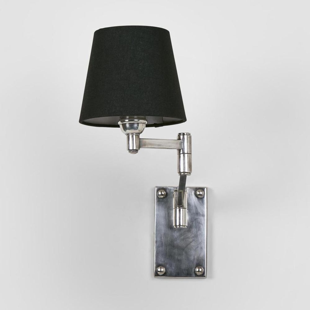 Oscar Wall Sconce Antique Silver Brass