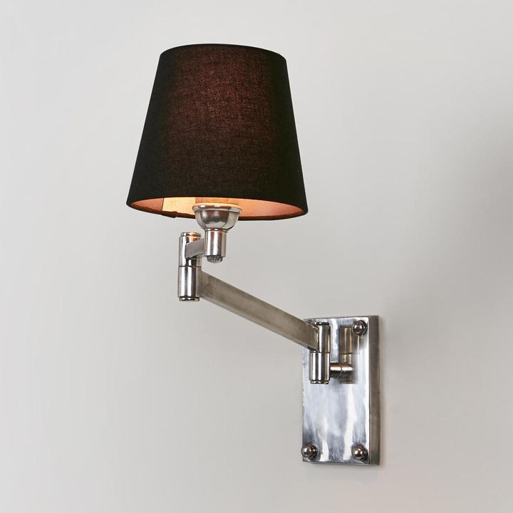 Oscar Wall Sconce Antique Silver Brass