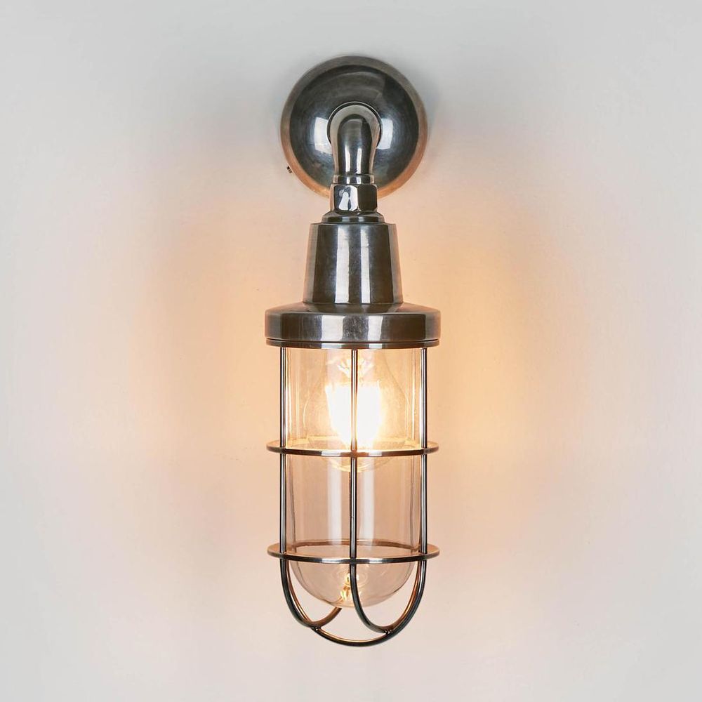 Starboard Outdoor Wall Lamp Antique Silver