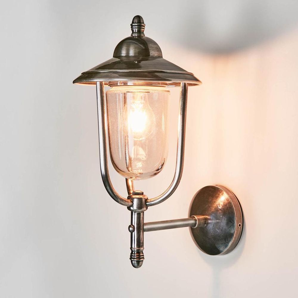 Pier Outdoor Wall Lamp Antique Silver