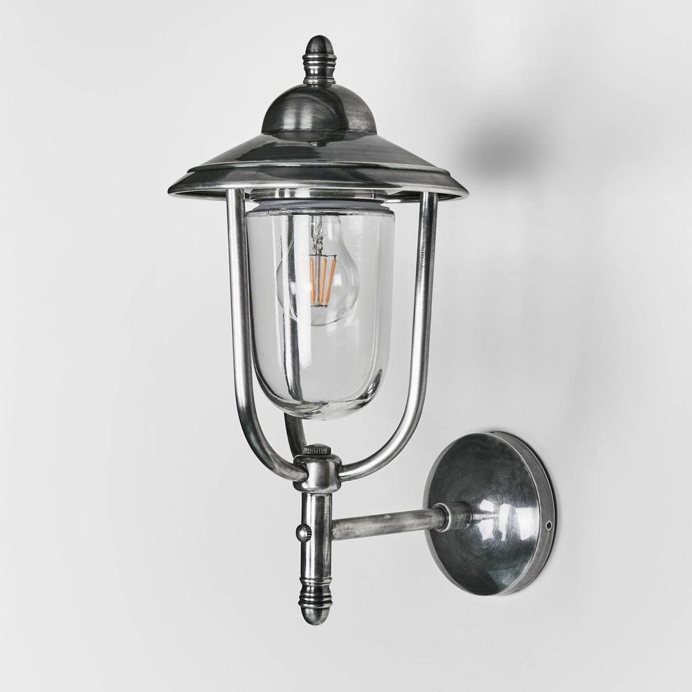 Pier Outdoor Wall Lamp Antique Silver
