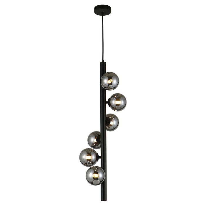 Vencha Lighting Midday-6L-Drop-BLK