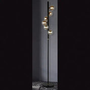 Midday 6LT Small Glass Sphere Floor Lamp