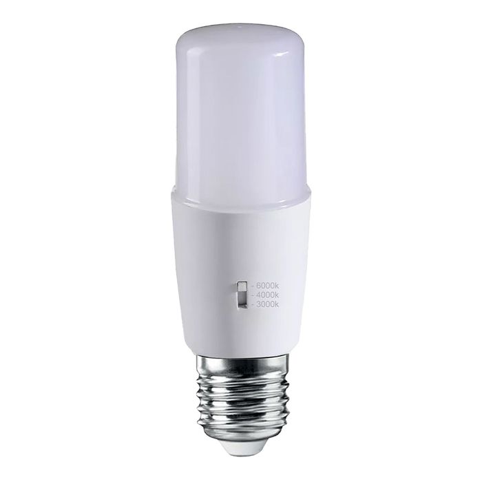 Vencha Lighting 9w T37 Tri-Colour LED Lamp-E27