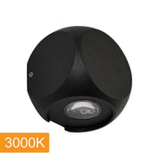 Vencha Lighting Benz 2W Wall Light-BK-3K