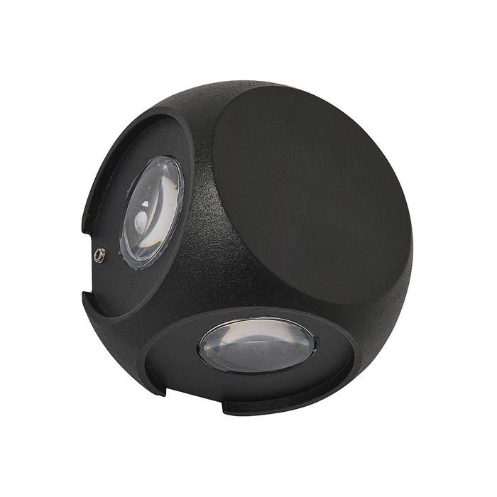 Vencha Lighting Benz 4W Wall Light-BK-5K