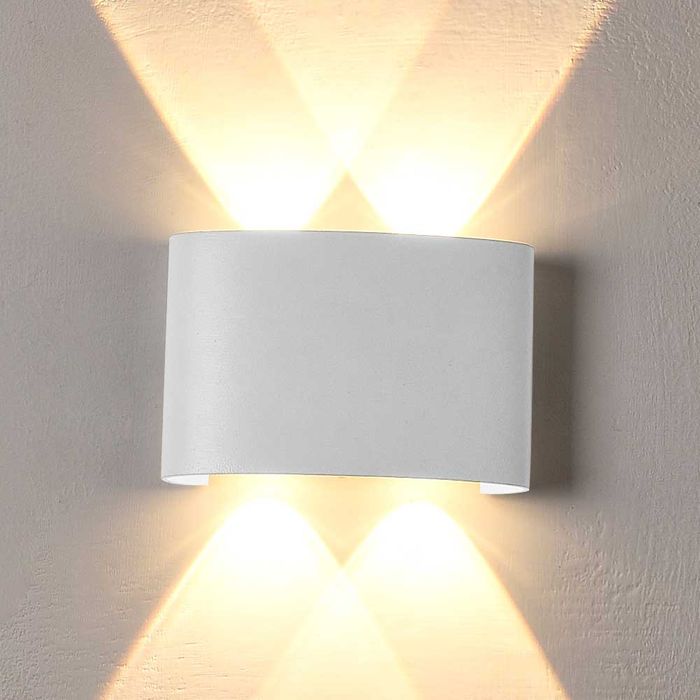 Vencha Lighting Opula 2 Wall Light-WH-5K