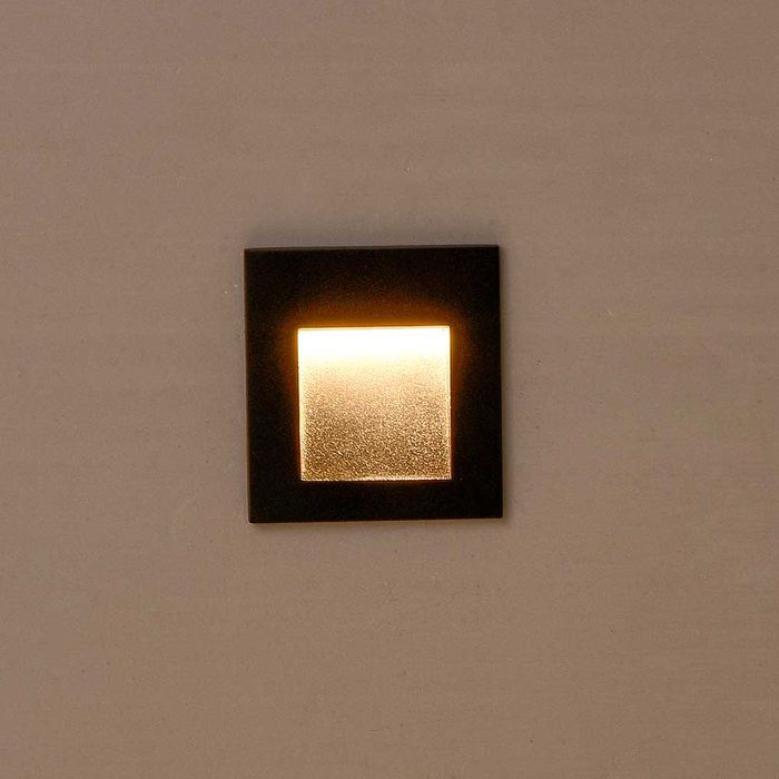 Vencha Lighting Stan Step Light-240v-BK-5K