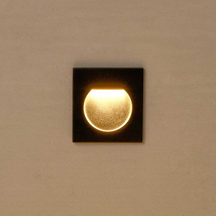 Vencha Lighting Arch Step Light-240v-BK-3K
