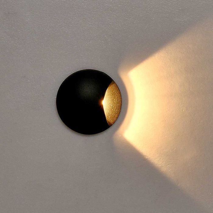 Vencha Lighting Kroll 1-240v-BK-3K