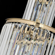 Vencha Lighting Chanel-S-GD Spiral Chandelier - 400x1300