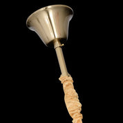Vencha Lighting Chanel-S-GD Spiral Chandelier - 400x1300