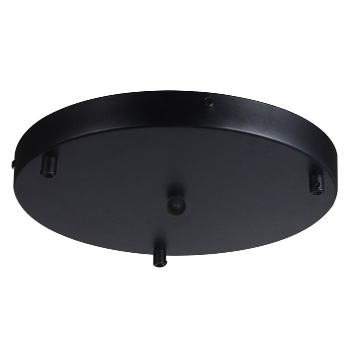Vencha Lighting 3 Light Round Plate - Black
(300mm Diameter)