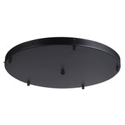 Vencha Lighting 5 Light Round Plate - Black
(550mm Diameter)