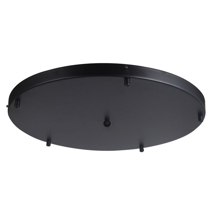 Vencha Lighting 5 Light Round Plate - Black
(550mm Diameter)