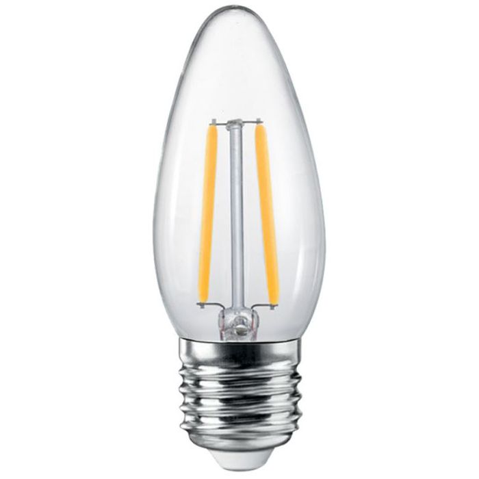 Vencha Lighting Candle C35 4w LED Filament - E27 - 2700K