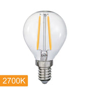Vencha Lighting Fancy Round P45 4w LED Filament - E14 - 2700K