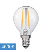Vencha Lighting Fancy Round P45 4w LED Filament - E14 - 4500K