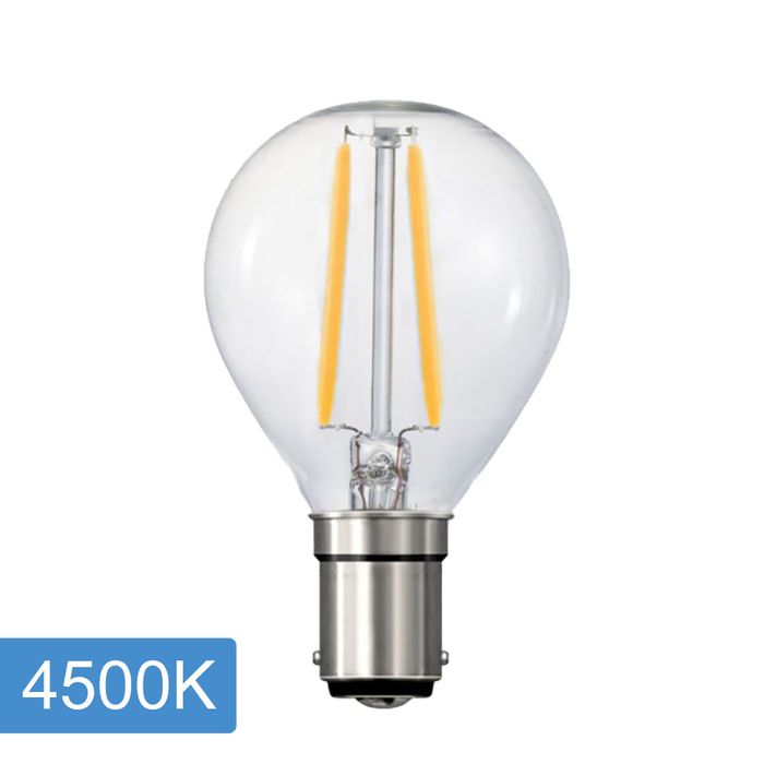 Vencha Lighting Fancy Round P45 4w LED Filament - B15 - 4500K