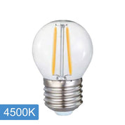 Vencha Lighting Fancy Round P45 4w LED Filament - E27 - 4500K