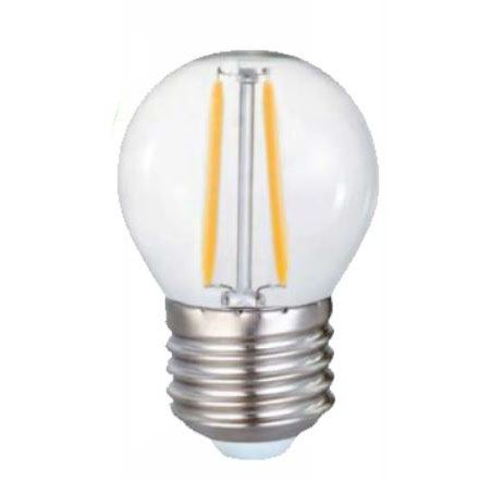 Vencha Lighting Fancy Round P45 4w LED Filament - E27 - 4500K