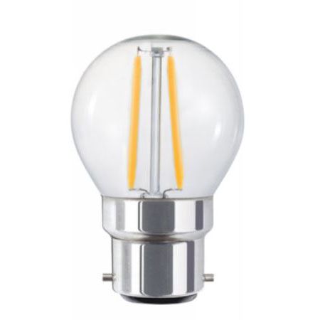 Vencha Lighting Fancy Round P45 4w LED Filament - B22 - 4500K