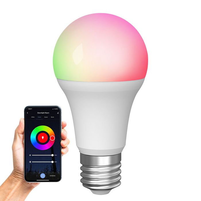 Vencha Lighting 12w A60 Smart RGB LED Lamp - E27
