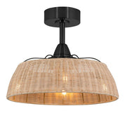Vencha Lighting Harlow Light Fan - Black