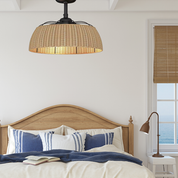Vencha Lighting Harlow Light Fan - Black