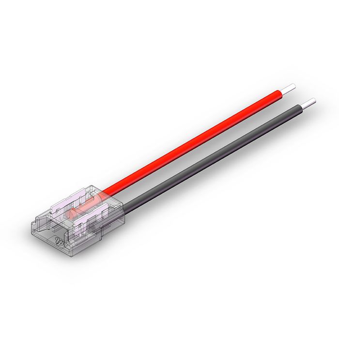 Vencha Lighting 8mm Strip to Wire with 1m Cable - 25 Pack