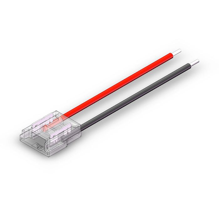 Vencha Lighting 10mm Strip to Wire with 1m Cable - 25 Pack