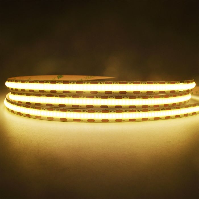 Vencha Lighting 5w COB LED Strip Light - 12v - IP20 - 1m - 4000K