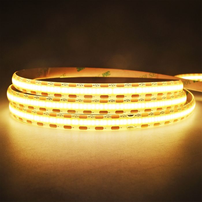 Vencha Lighting 5w COB LED Strip Light - 12v - IP65 - 1m - 3000K