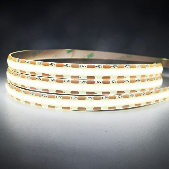 Vencha Lighting 5w COB LED Strip Light - 12v - IP65 - 1m - 6000K