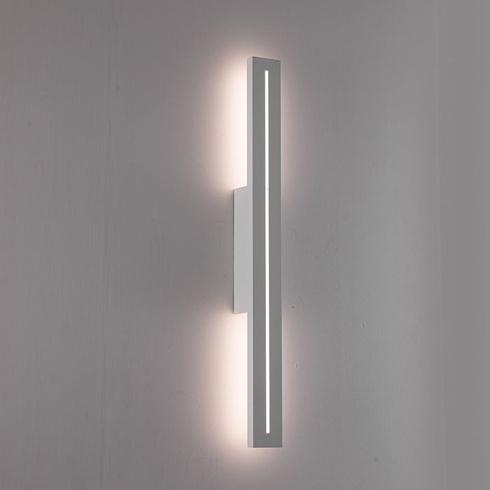 Vencha Lighting Edgar External Wall Light - 60cm - White