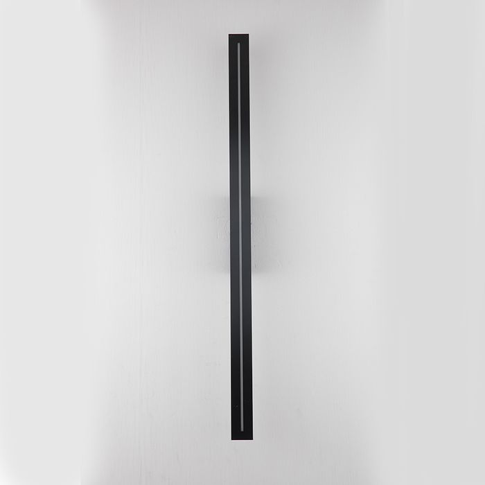 Vencha Lighting Edgar External Wall Light - 100cm - Black
