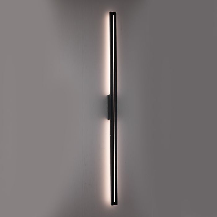 Vencha Lighting Edgar External Wall Light - 150cm - Black