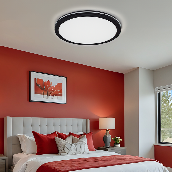 Vencha Lighting Hector-480 IP65 LED Ceiling Light - Black