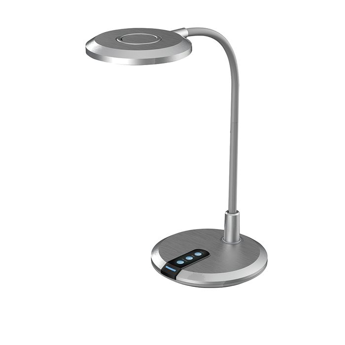 Vencha Lighting Brad 8w LED Desk Lamp - Silver